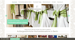 Desktop Screenshot of hochzeitslocations-berlin.com